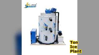 Управление ПЛК для установки по производству хлопьевидного льда Ton