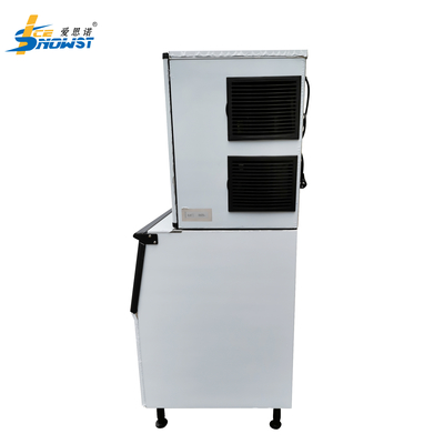 Купить 2300W 500kg SUS304 Коммерческая кубическая ледовая машина с водяным охлаждением online manufacture